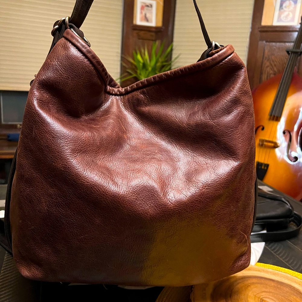 Rough & Tumble Leather Shoulder Bag